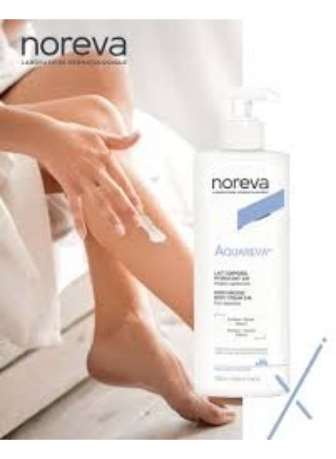 Noreva Aquareva 24H Moisturizing Body Cream 400ml - Image 2
